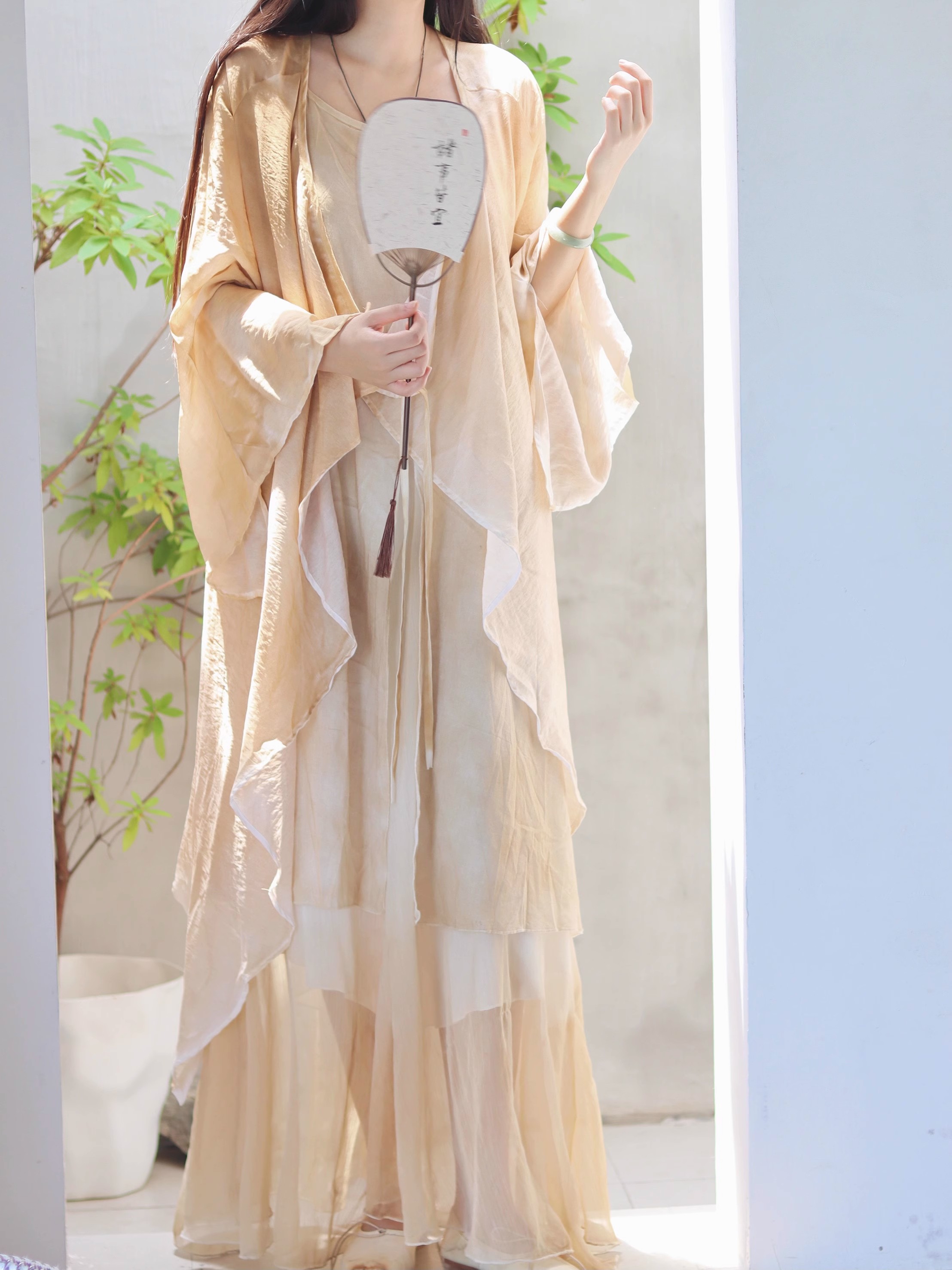 Linen Dress Wrap - New Chinese Style Cotton Linen Wrap