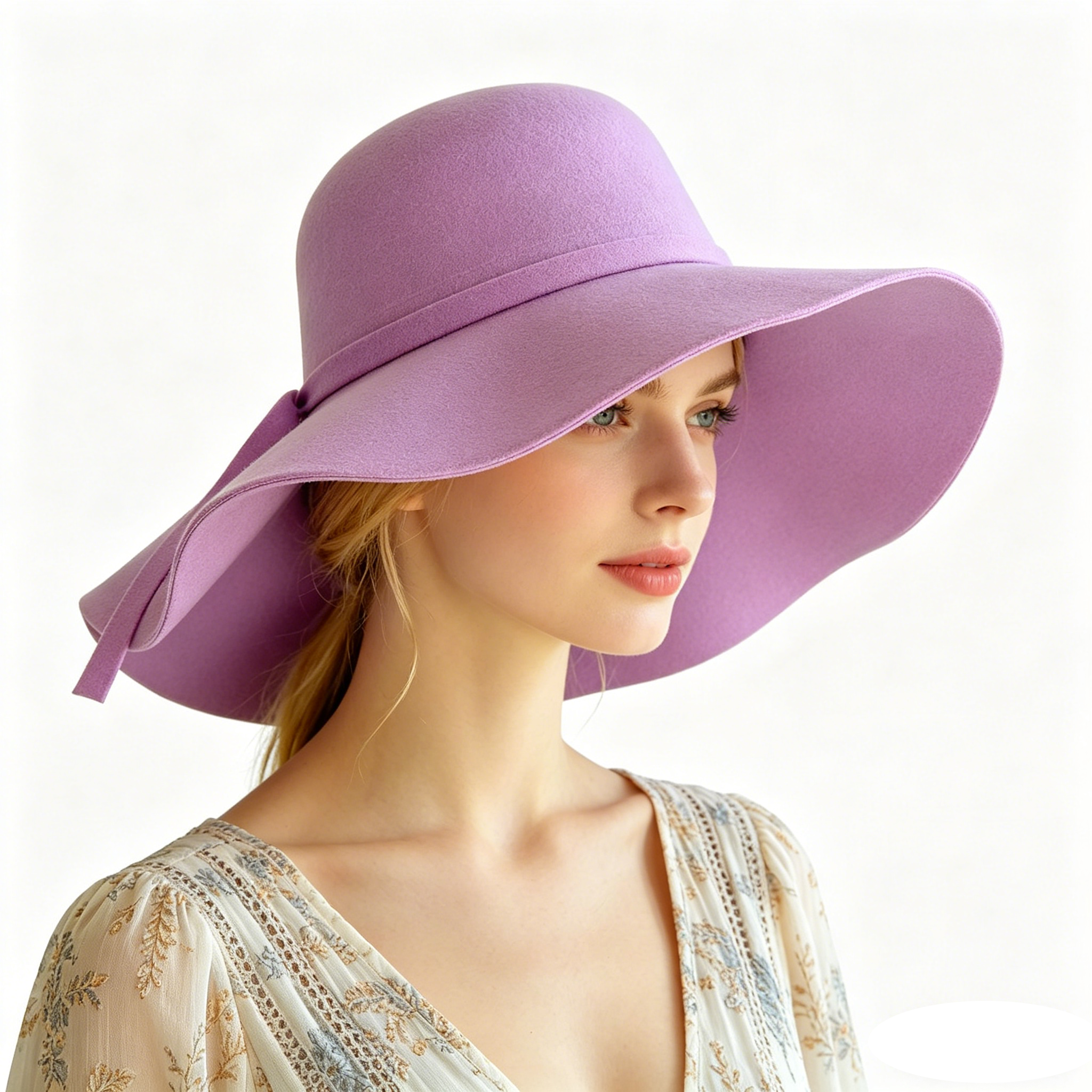 Women Fedora Hat Vintage Lady  - Hat Floppy Wide avis et prix