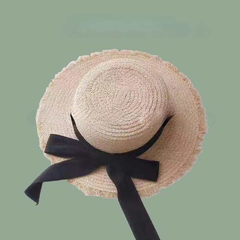 Japanese Cute Raffia Woven Sun - Hat Floppy Wide avis et prix