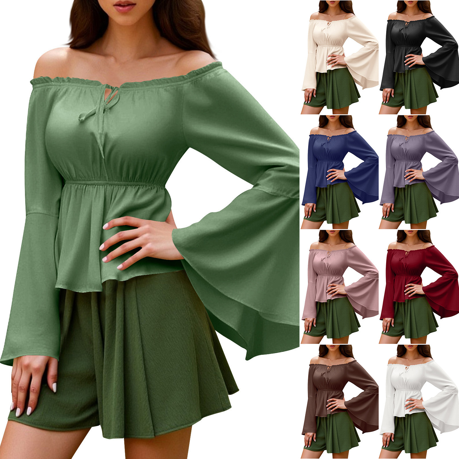 Womens Blouse Gothic Renaissan - Blouse Off Shoulder avis et prix