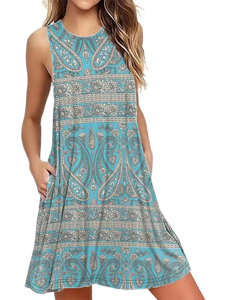 9XL Plus Size Sundress Loose F - Romper Floral Print avis et prix