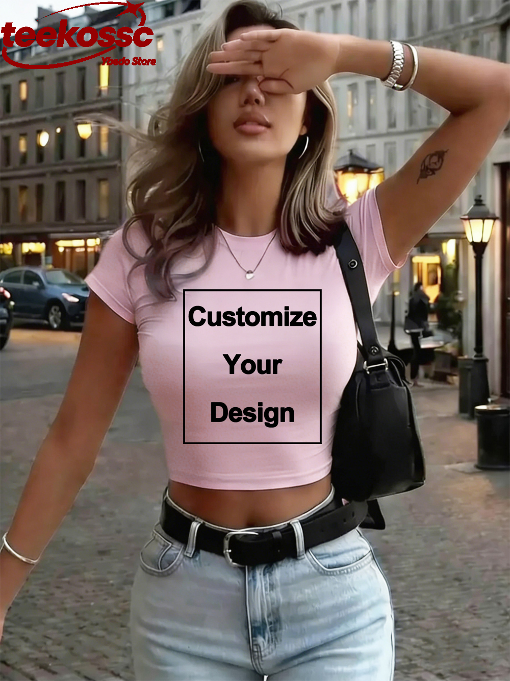Custom Womens Cotton Crop Tops - Crop Top Crochet avis et prix