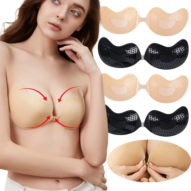 1/2Pc Invisible Push Up Bra Su - Bralette Triangle Set avis et prix