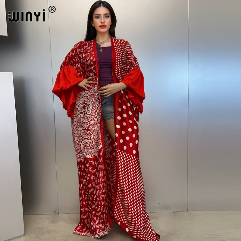 WINYI Summer Kimono party dres - Cover Up Kaftan avis et prix