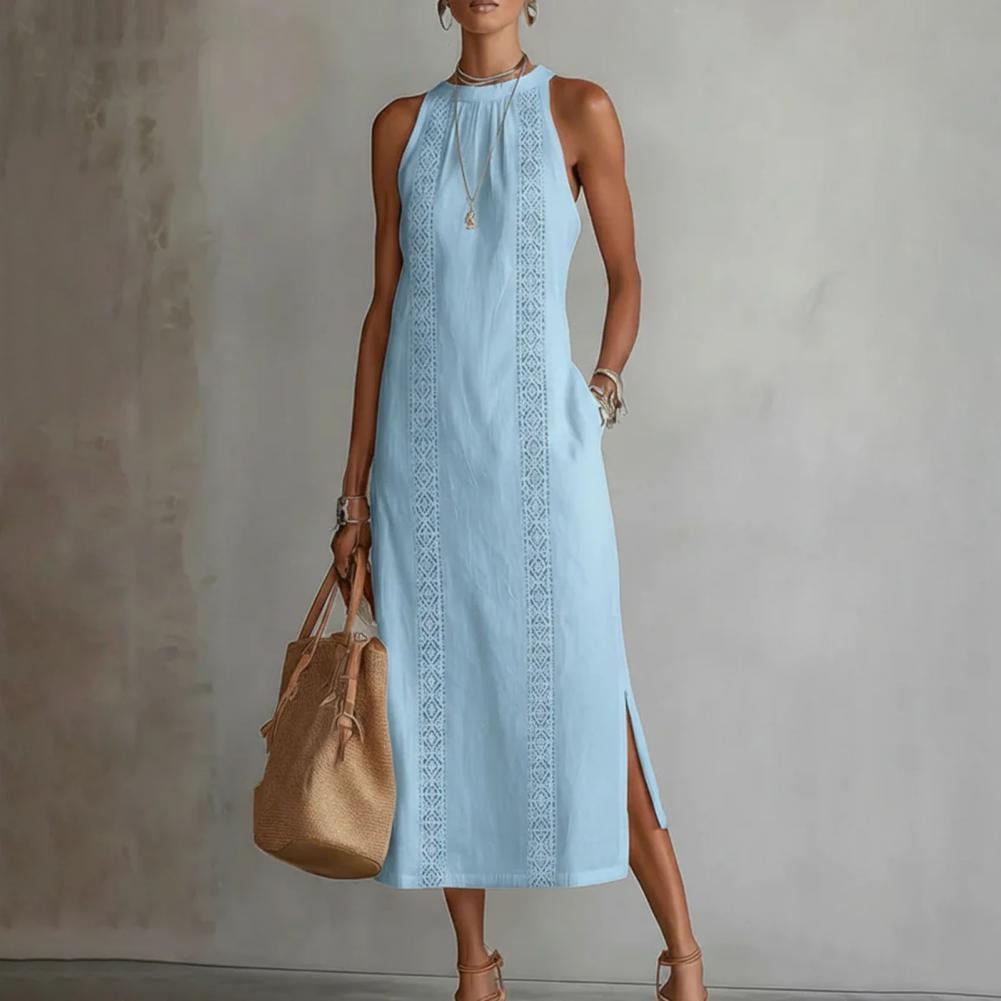 2026 Summer Dress for Women Sl - Linen Dress Wrap avis et prix