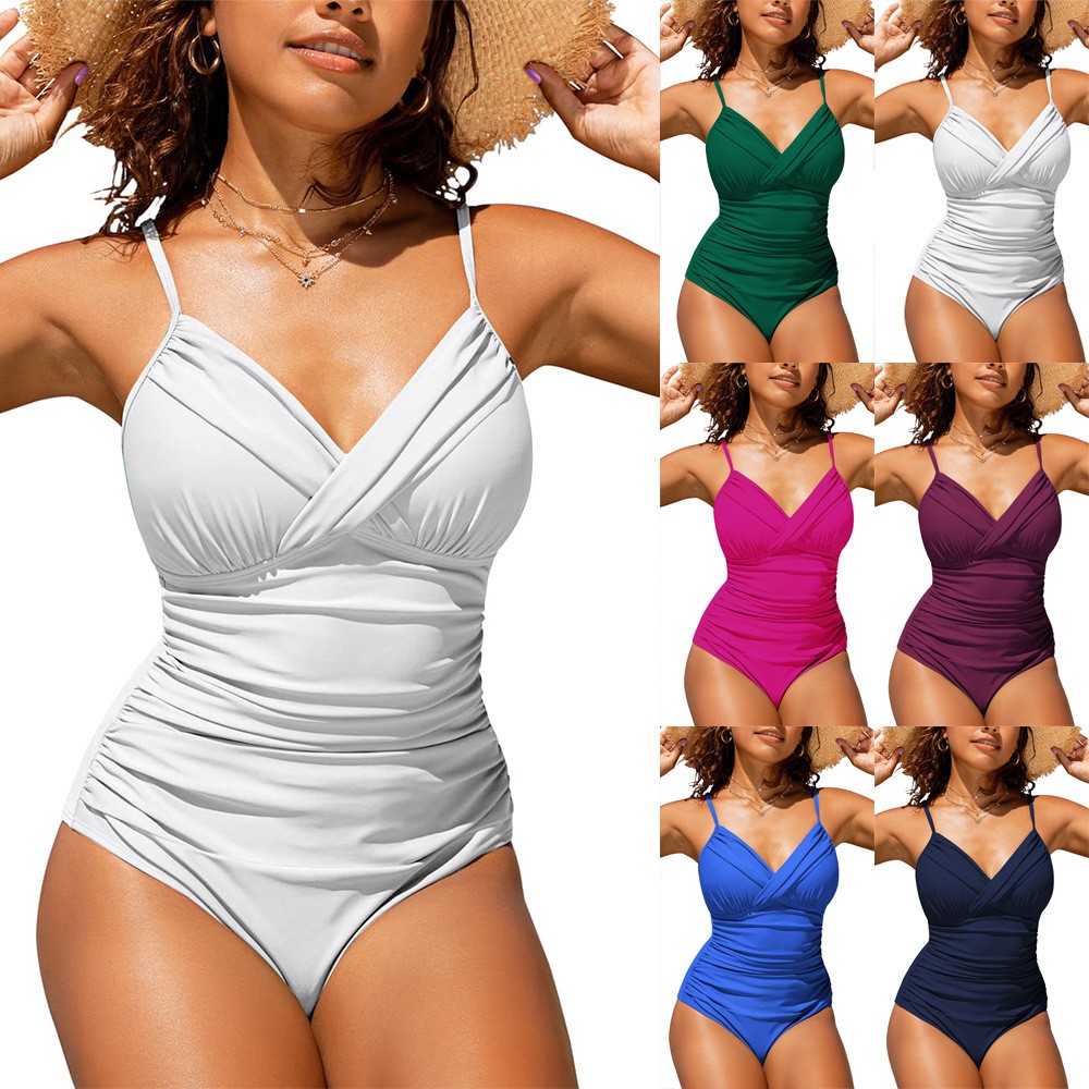Woman Bikini Tankini Swimsuit  - Swimsuit Bikini Ruched avis et prix