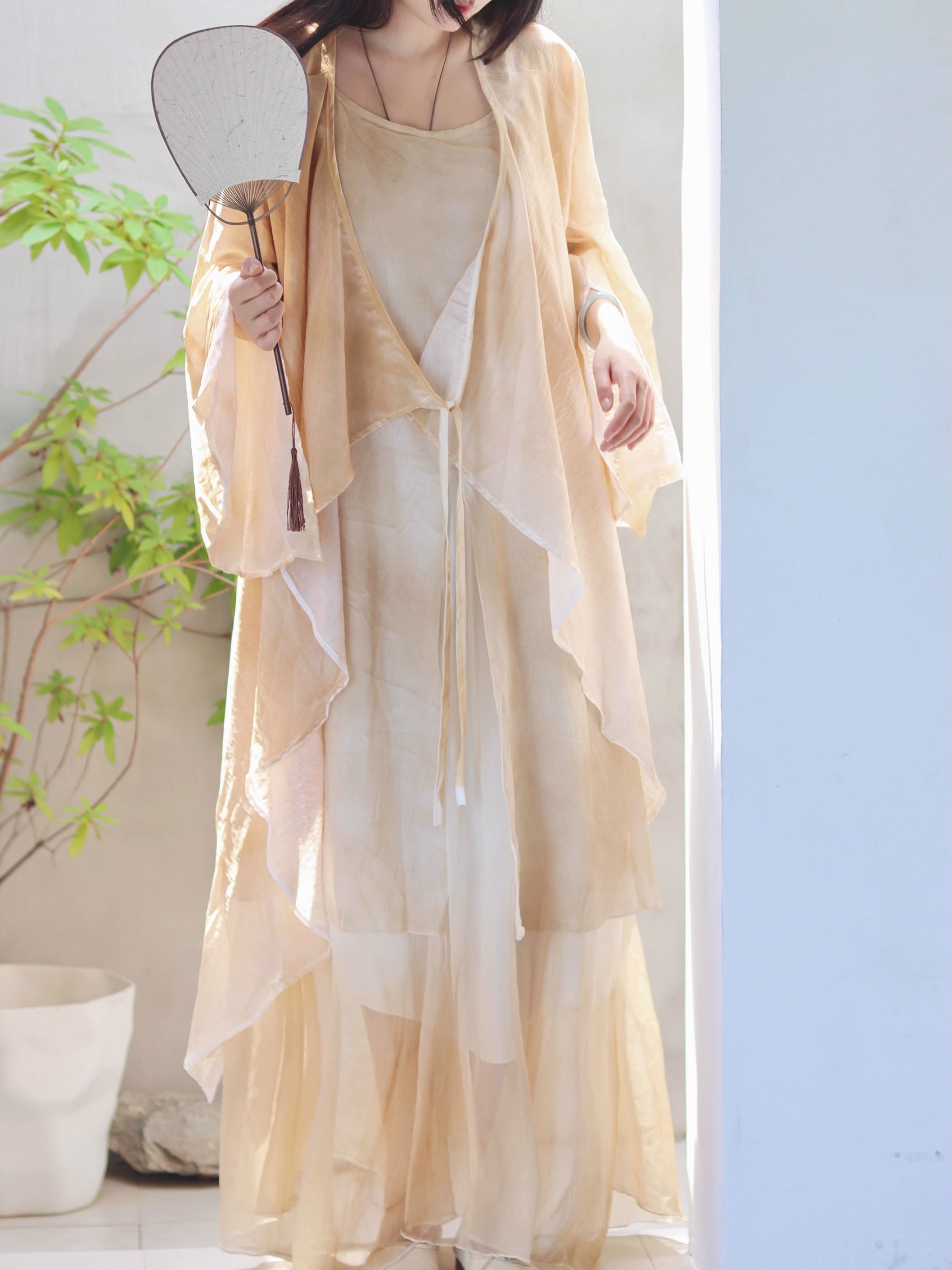 New Chinese Style Cotton Linen - Linen Dress Wrap avis et prix