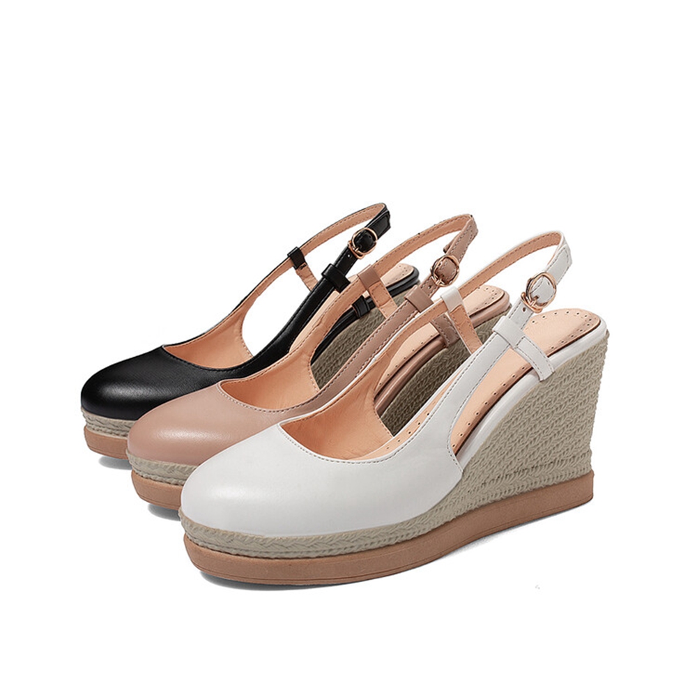 Women's T‑Strap Wedge Sandals  - Wedge Espadrille Women avis et prix