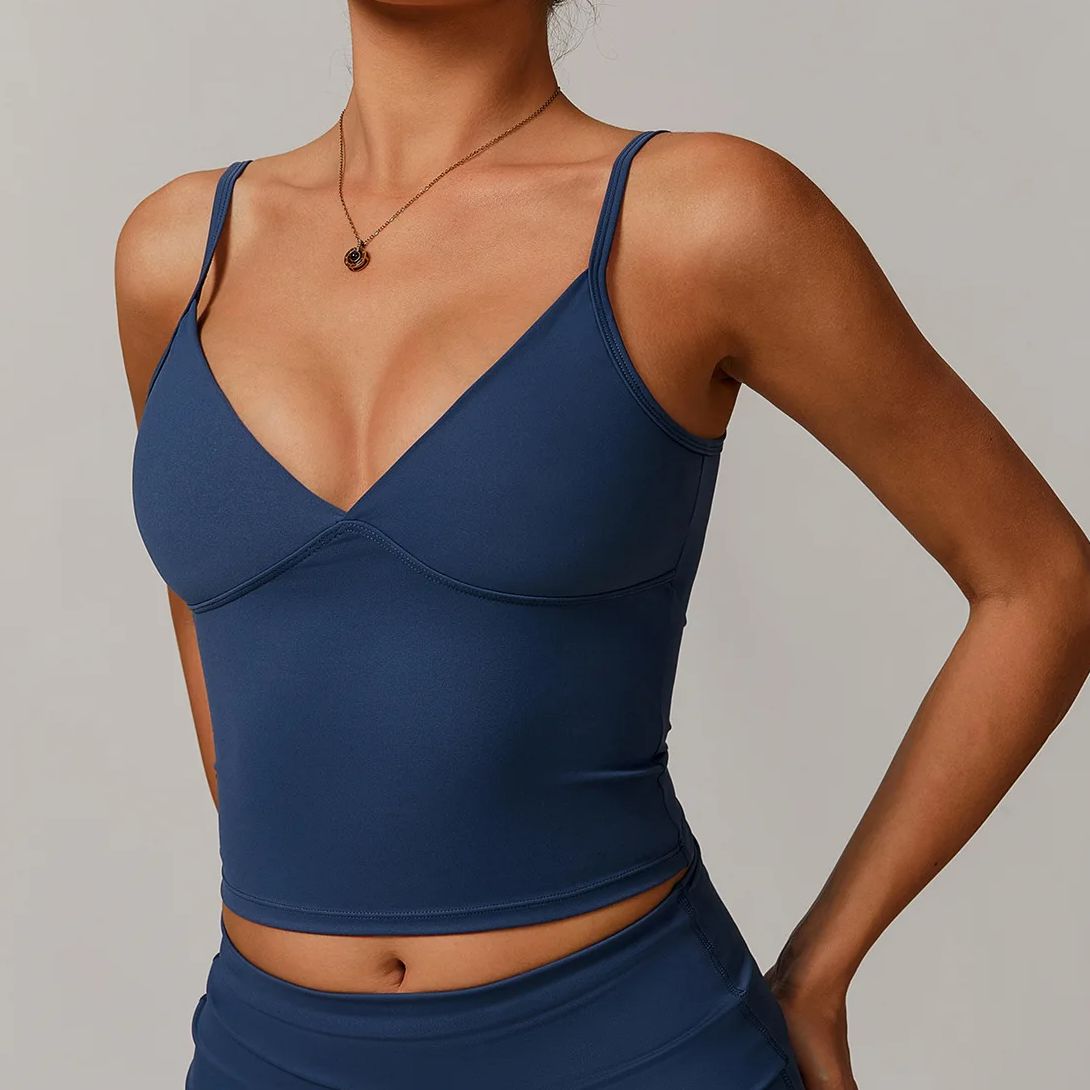 Breathable Sports Bra Fitness  - Crop Top Crochet avis et prix