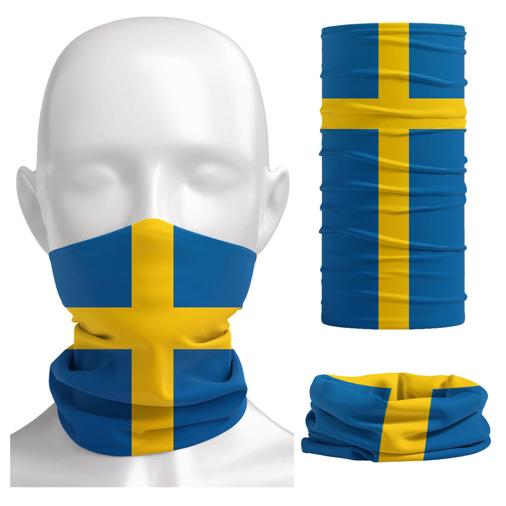 Sweden Flag Printed Bandana He - Headband Summer Knit avis et prix