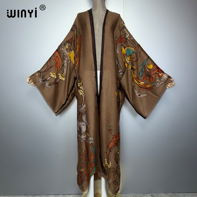 WINYI Africa boho kimono maxi  - Cover Up Kaftan avis et prix