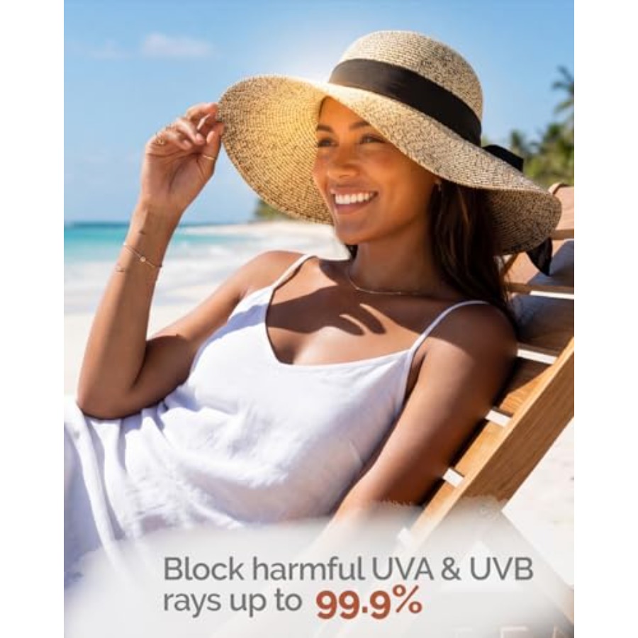 Hat Hut Wide Brim Beach Sun Ha - Hat Floppy Wide avis et prix