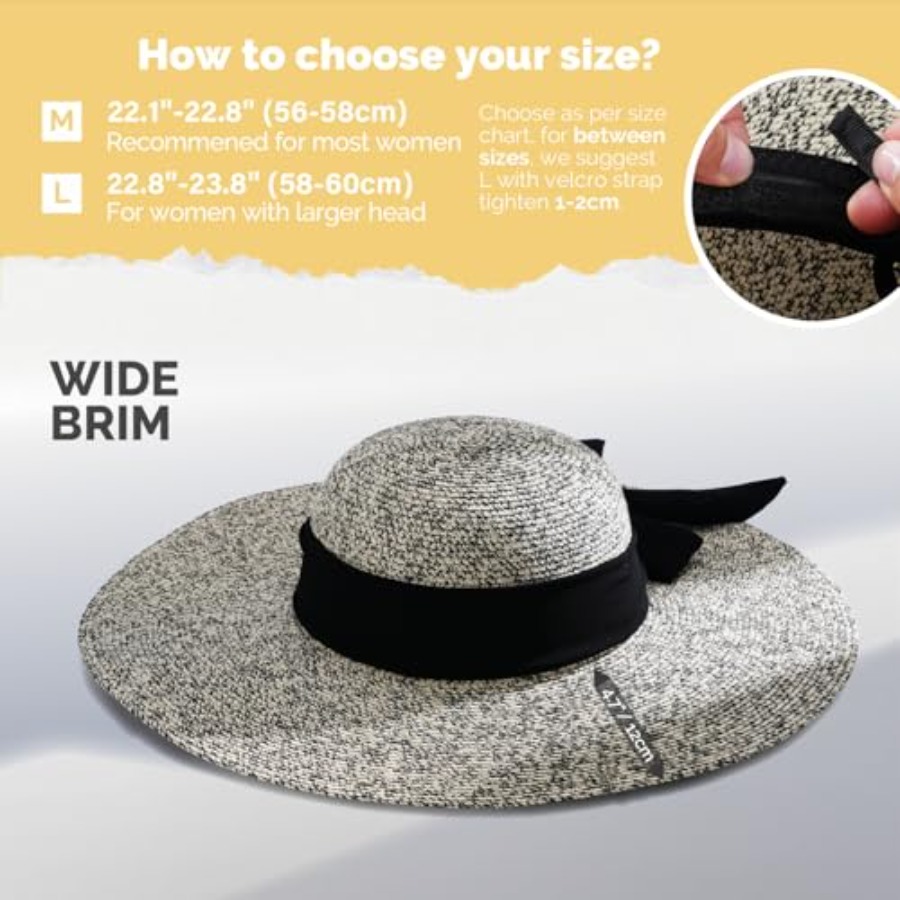 Hat Hut Wide Brim Beach Sun Ha - Hat Floppy Wide avis et prix