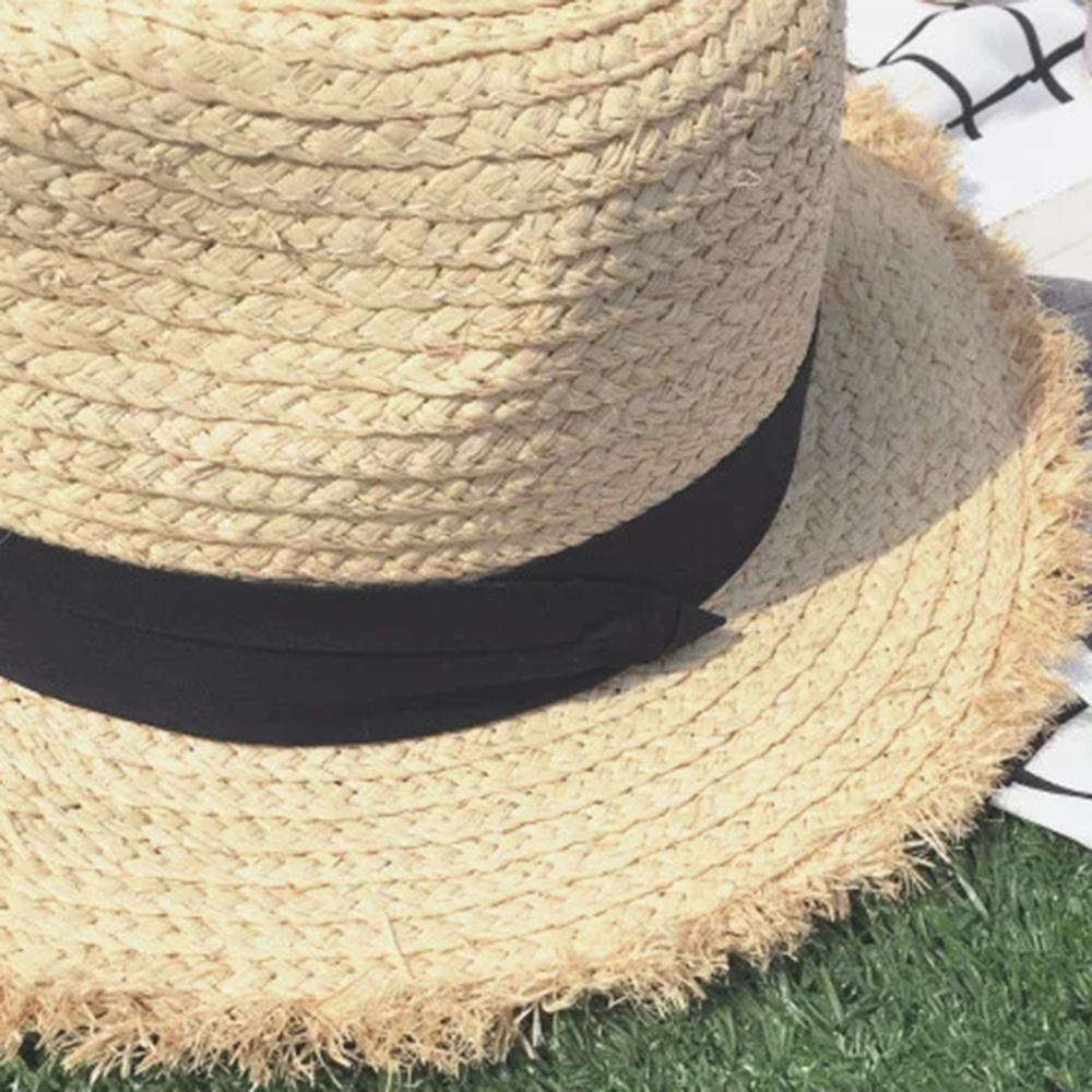 new Wide Brim Raffia Sun Hat f - Hat Floppy Wide avis et prix