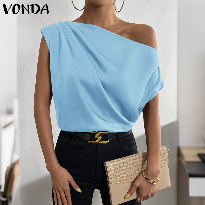 Plus Size 5XL VONDA Women Blou - Blouse Off Shoulder avis et prix