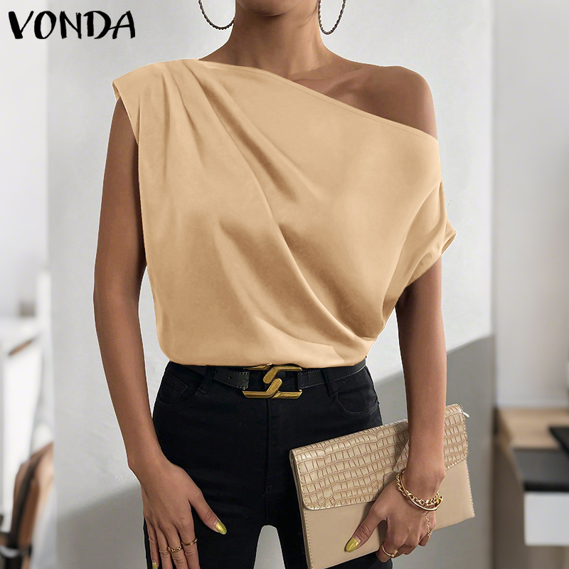Plus Size 5XL VONDA Women Blou - Blouse Off Shoulder avis et prix