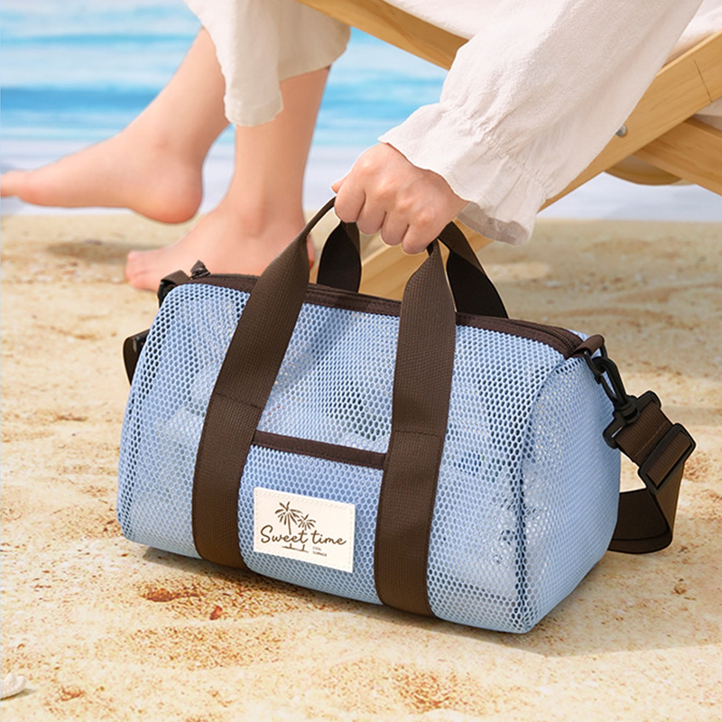 See Through Mesh Beach Bag Qui - Tote Bag Beach avis et prix