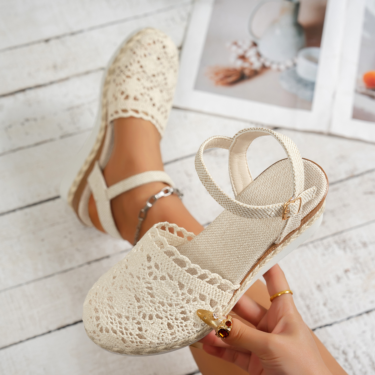 Women Wedge Sandals 2025 Summe - Wedge Espadrille Women avis et prix
