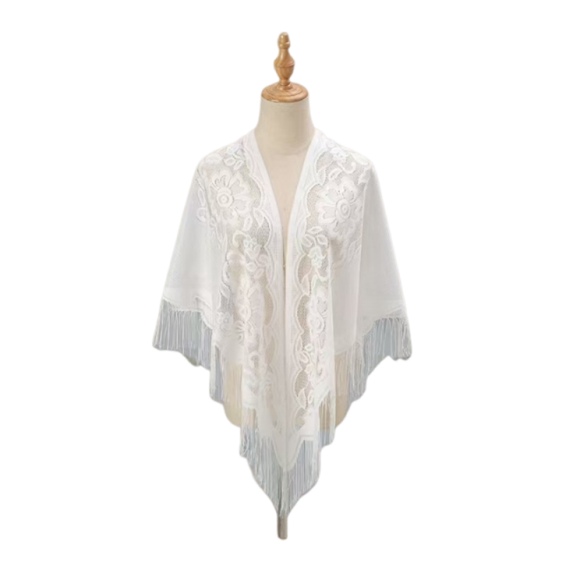 Floral Lace Shawl Wrap Women E - Kimono Sheer Floral avis et prix