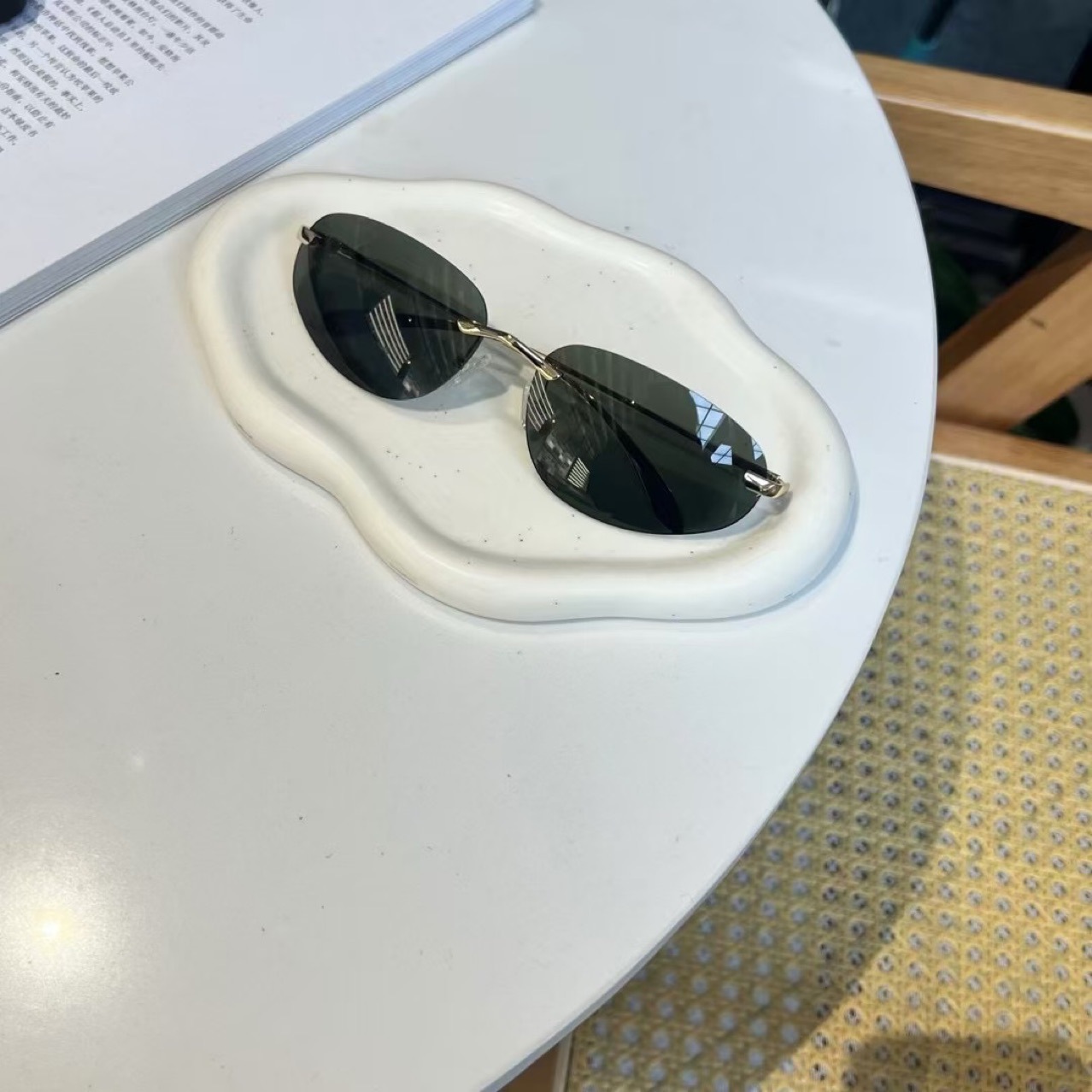 UV400 Rimless Shades, Cat Eye  - Sunglasses Cat Eye avis et prix