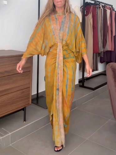 Summer Dress Women's Linen V N - Linen Dress Wrap avis et prix