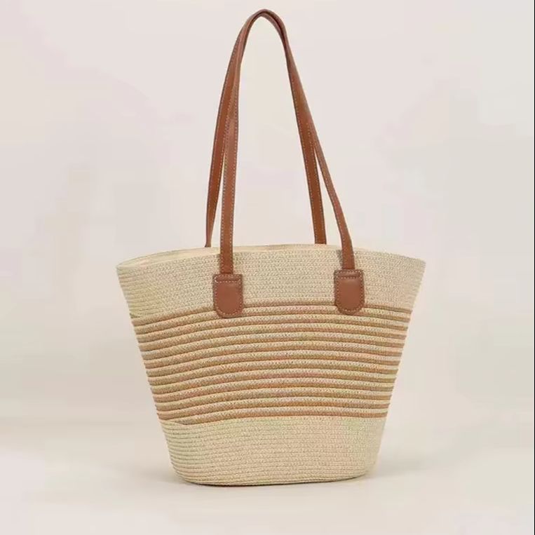 CLAREGQI  Women's Striped Stra - Tote Bag Beach avis et prix