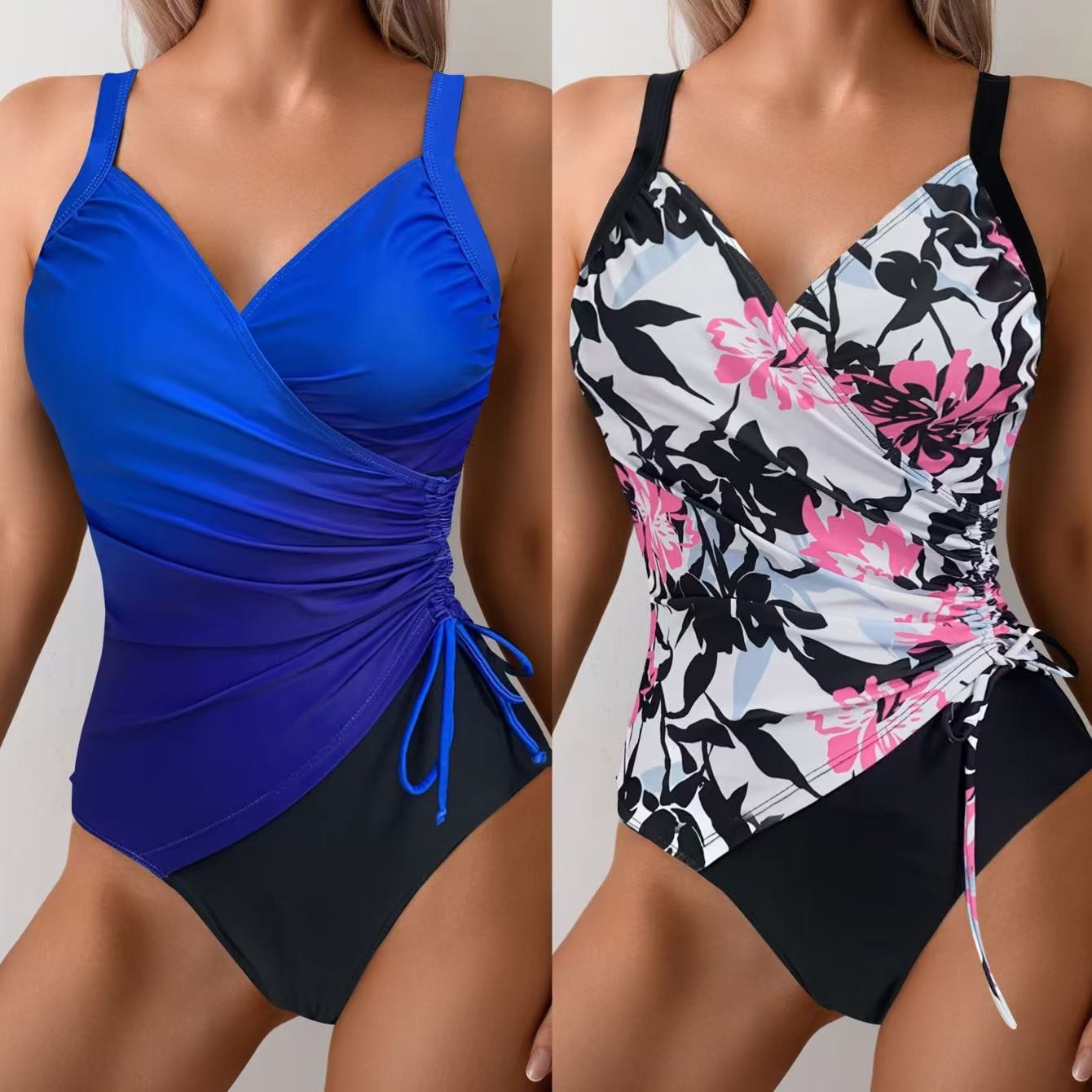 Woman Tankini Tummy Control Bi - Swimsuit Bikini Ruched avis et prix