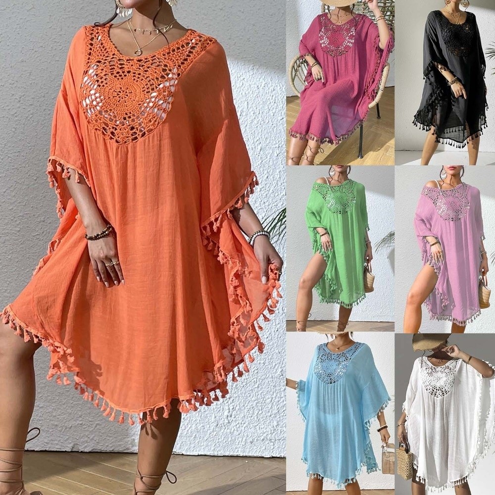 Square Neck Summer Sunscreen S - Cover Up Kaftan avis et prix