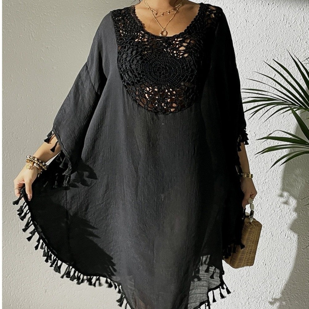 Square Neck Summer Sunscreen S - Cover Up Kaftan avis et prix
