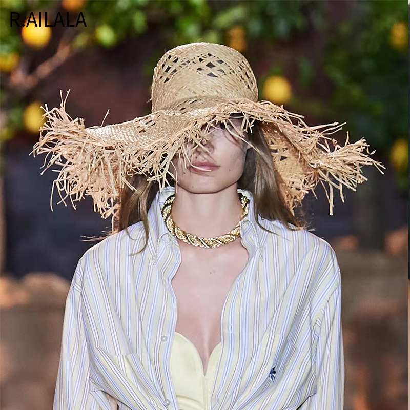 New Women Summer Natural Raffi - Hat Floppy Wide avis et prix