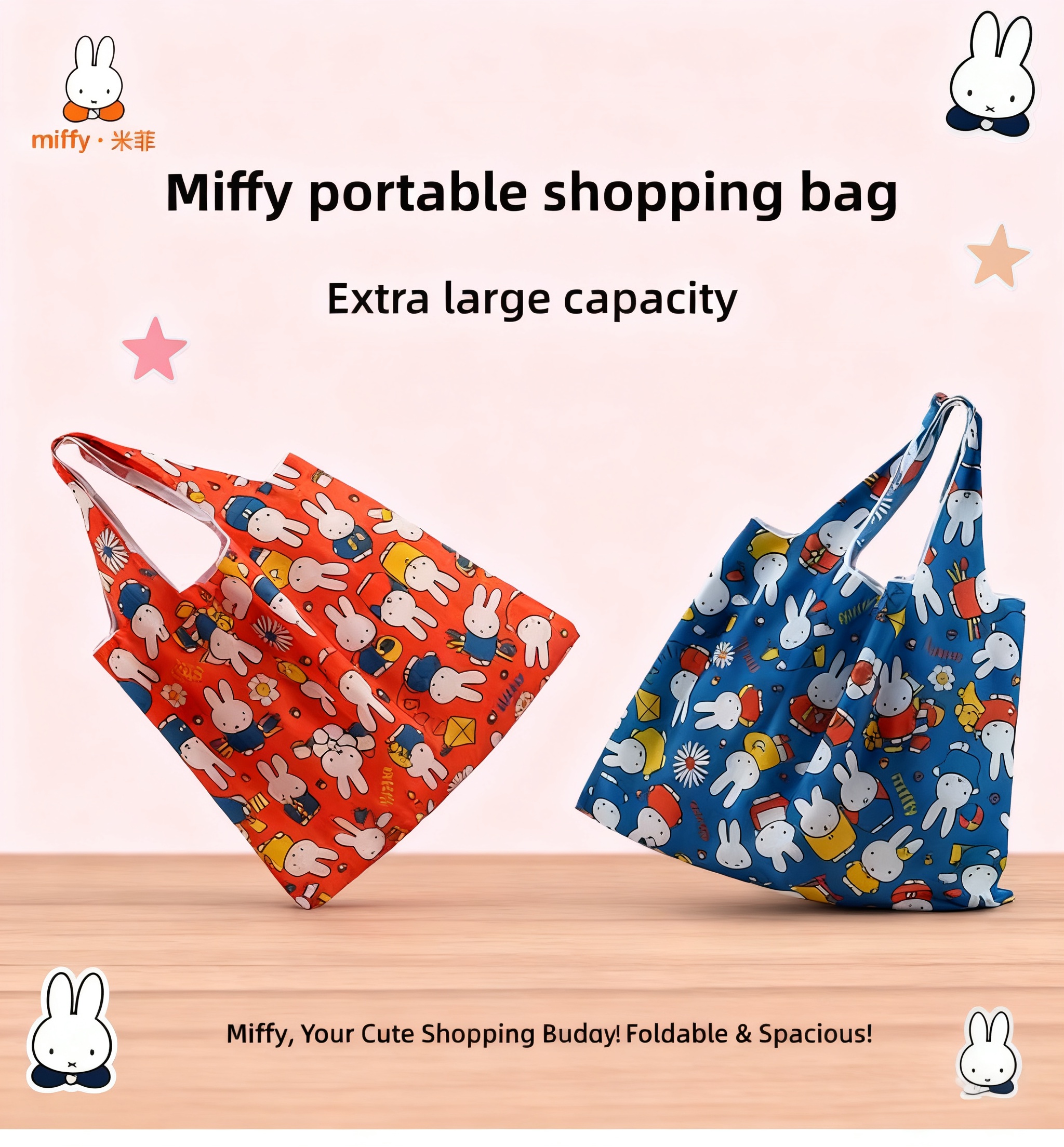 Miffy Extra Large Capacity Wat - Tote Bag Beach avis et prix