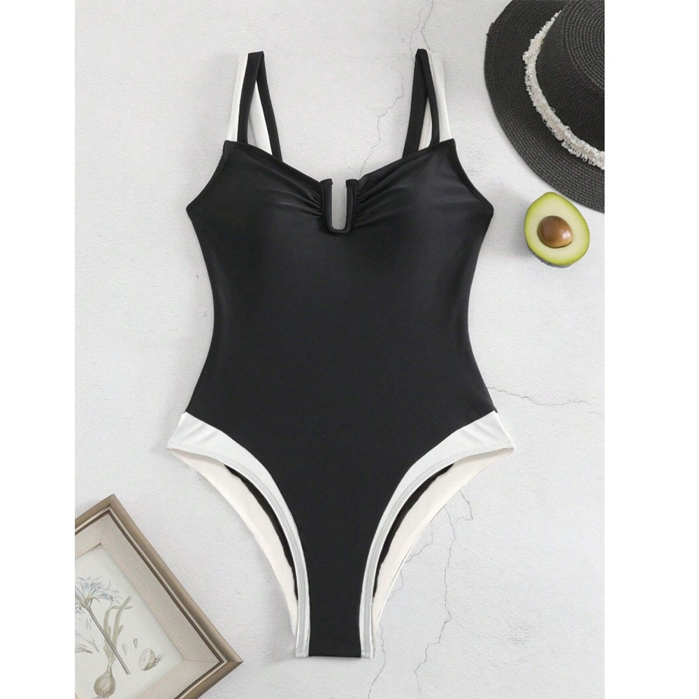 2026 Bikini Woman Tankini Deep - Swimsuit Bikini Ruched avis et prix