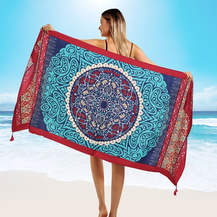 2018 New 90x180cm Twill cotton - Cover Up Kaftan avis et prix