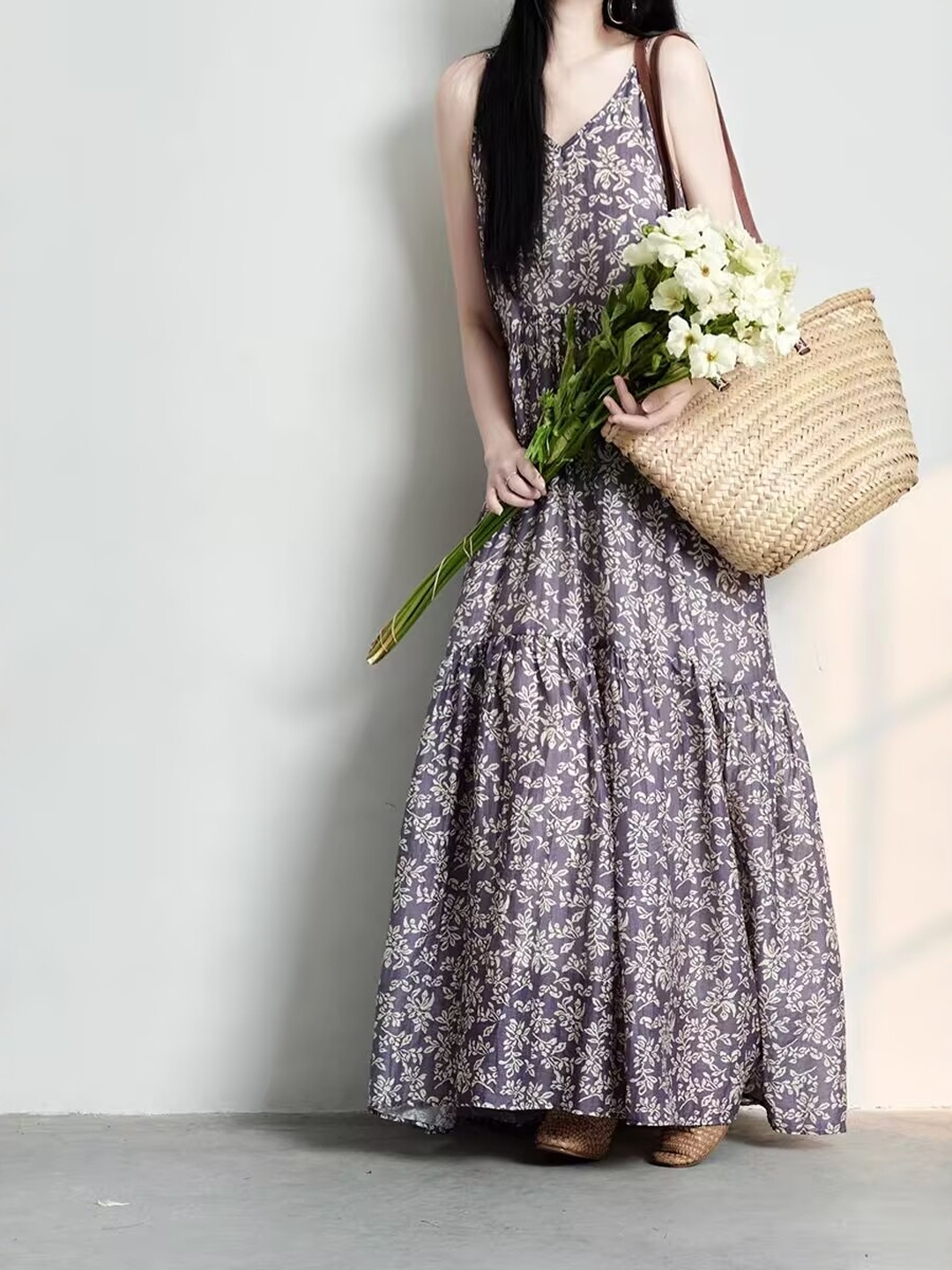 Elegant Japanese Style plus Si - Linen Dress Wrap avis et prix