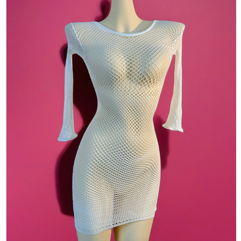 1PC Women Fishnet Cover Up Wit - Cover Up Kaftan avis et prix