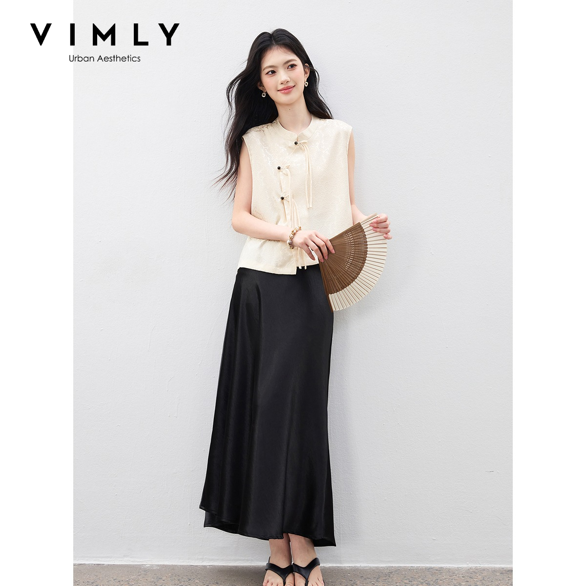VIMLY's Women's Summer Suit 20 - Midi Skirt Floral avis et prix