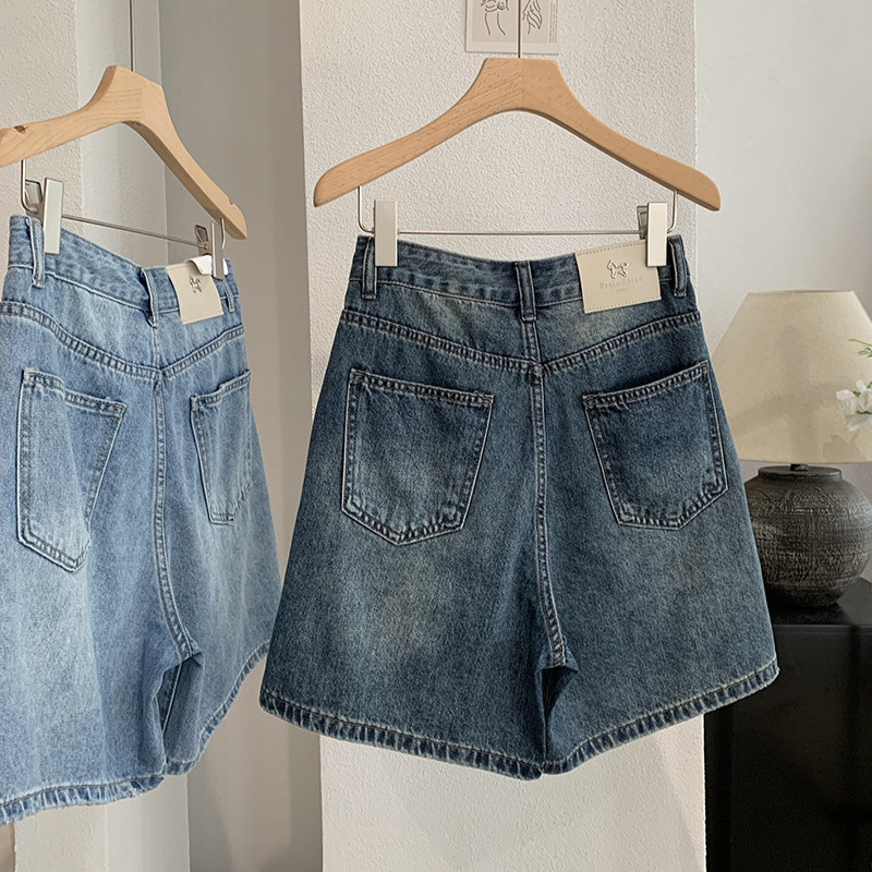 Denim Short Pant Women Jeans V - Shorts Denim Frayed avis et prix