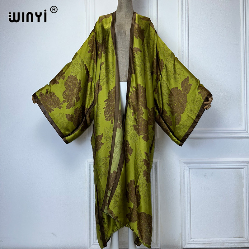 WINYI Africa boho print Kimono - Cover Up Kaftan avis et prix