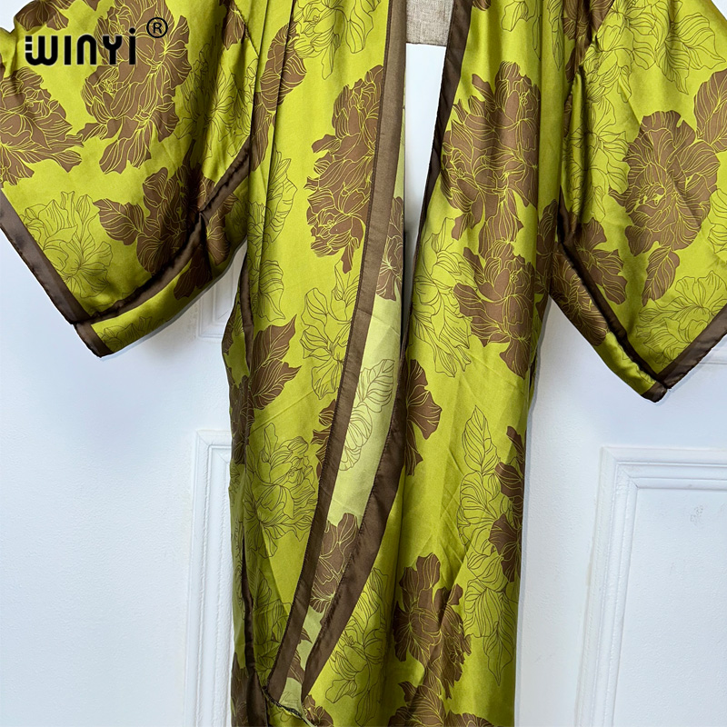WINYI Africa boho print Kimono - Cover Up Kaftan avis et prix