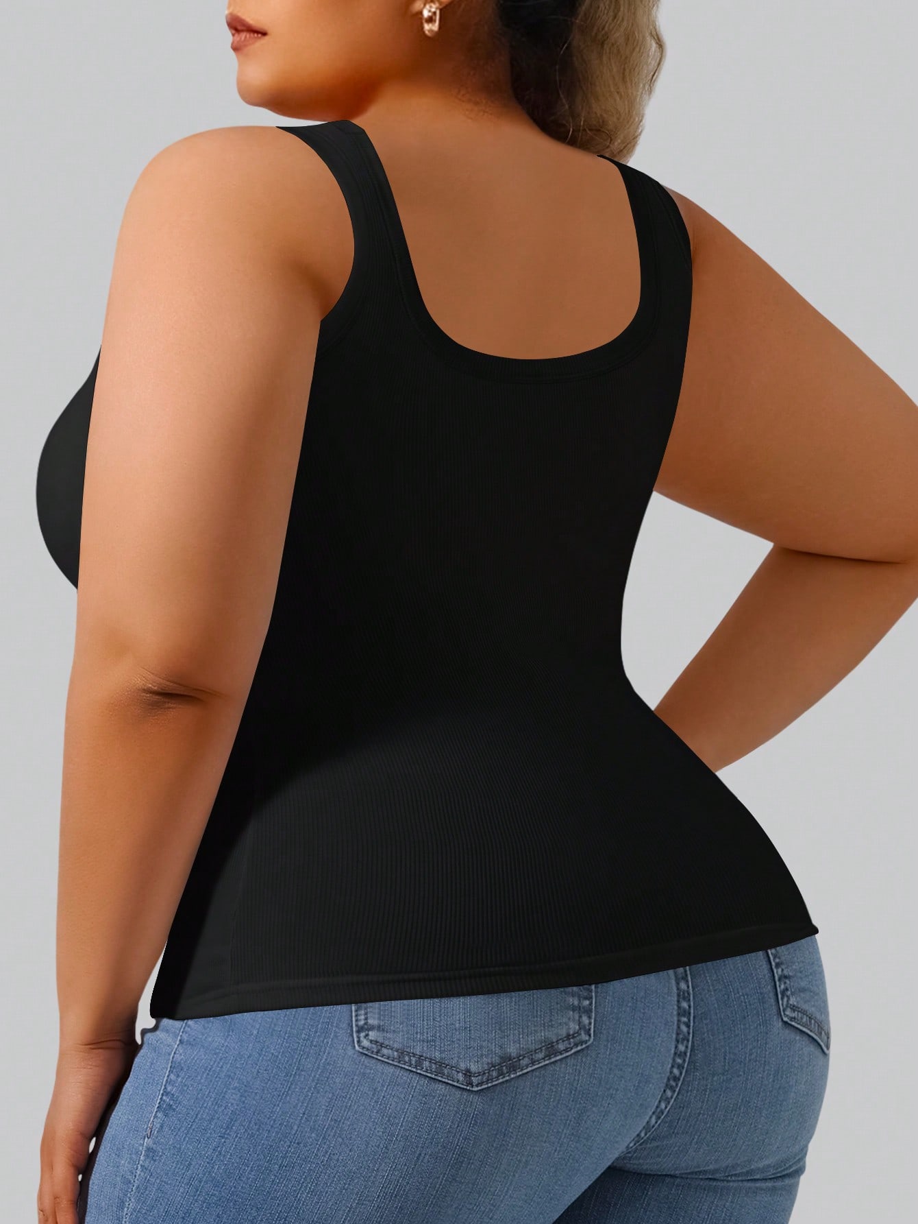 Plus Size Women's High Stretch - Crop Top Crochet avis et prix