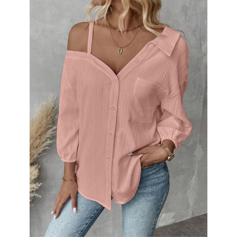 Plus Size1XL-5XL Women Blouses - Blouse Off Shoulder avis et prix
