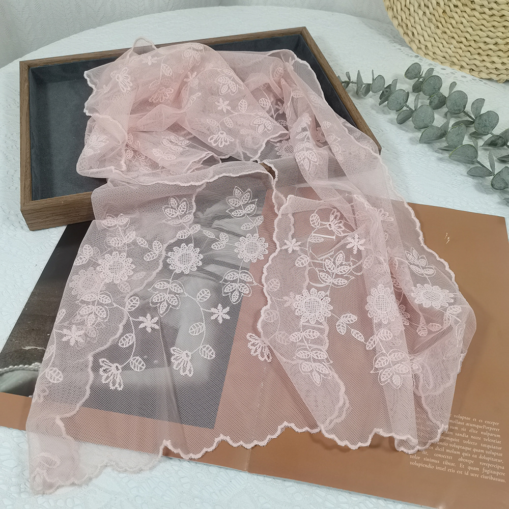 Lace Sunflower Silk Scarf Fair - Headband Summer Knit avis et prix