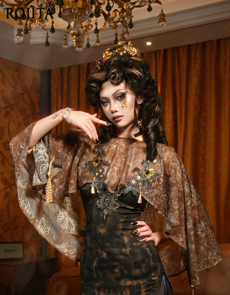 Brown Floral Sheer Kimono Cove - Kimono Sheer Floral avis et prix