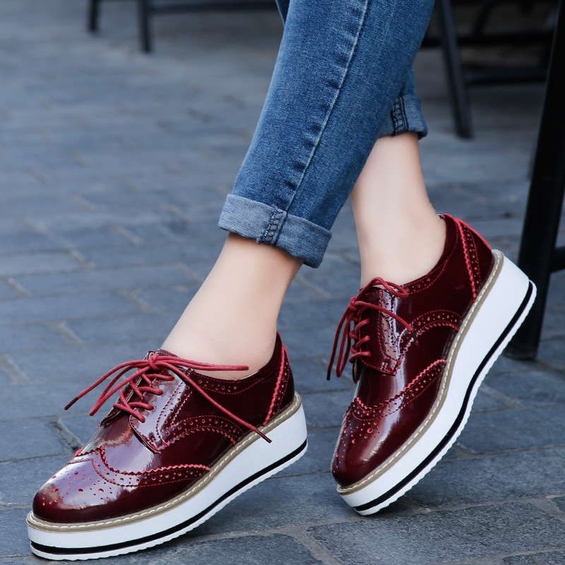 Women Loafers Shoes Leather Th - Wedge Espadrille Women avis et prix