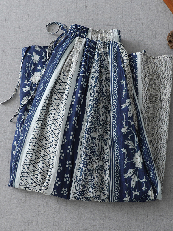 Retro Style Women's Midi Skirt - Midi Skirt Floral avis et prix